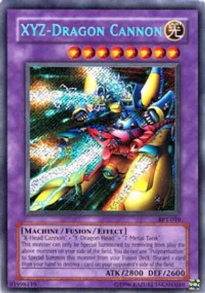 XYZ-Dragon Cannon (BPT-010) Secret Rare - Near Mint Unlimited Edition