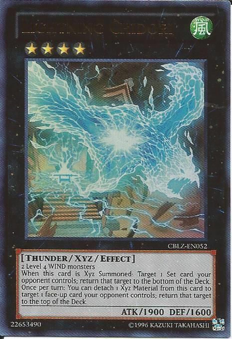 Lightning Chidori (CBLZ-EN052) Ultra Rare - Near Mint Unlimited