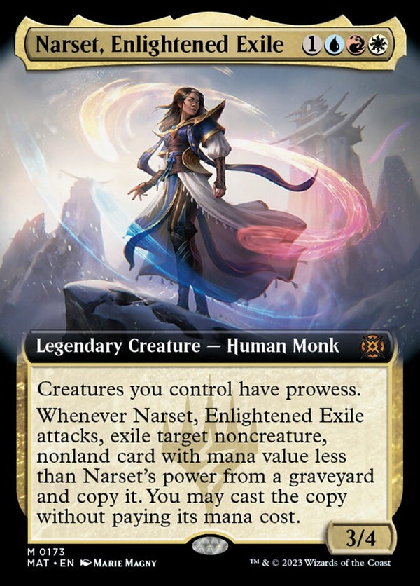 Narset, Enlightened Exile [#0173 Extended Art] (MAT-M)