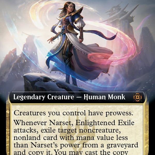 mtg narset cards Narset, Enlightened Exile [#0173 Extended Art] (MAT-M) You may reveal a 2025 Disney Lorcana En Options:Gift Bundle (1 collector booster pack + 9 booster packs) Language_English