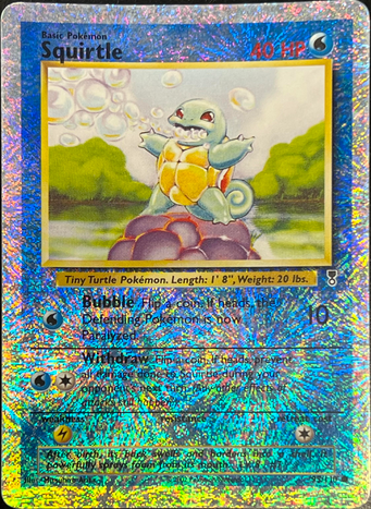 Squirtle (95/110) Reverse Holo - Moderate Play