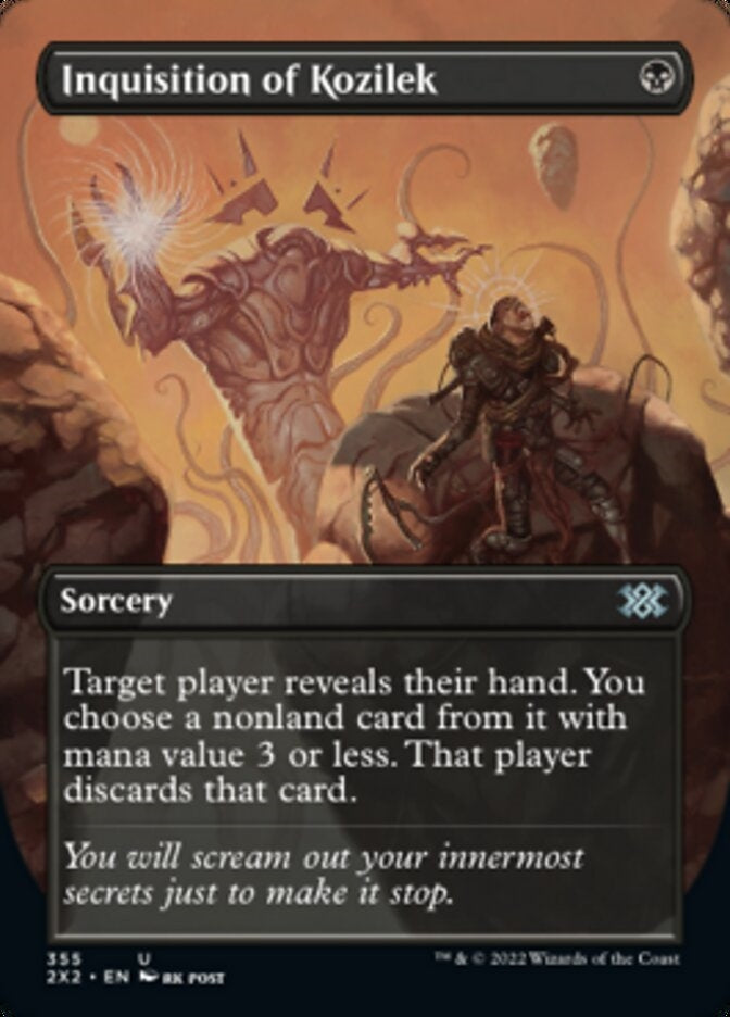 Inquisition of Kozilek [#355 Alternate-Art Borderless] (2X2-U)
