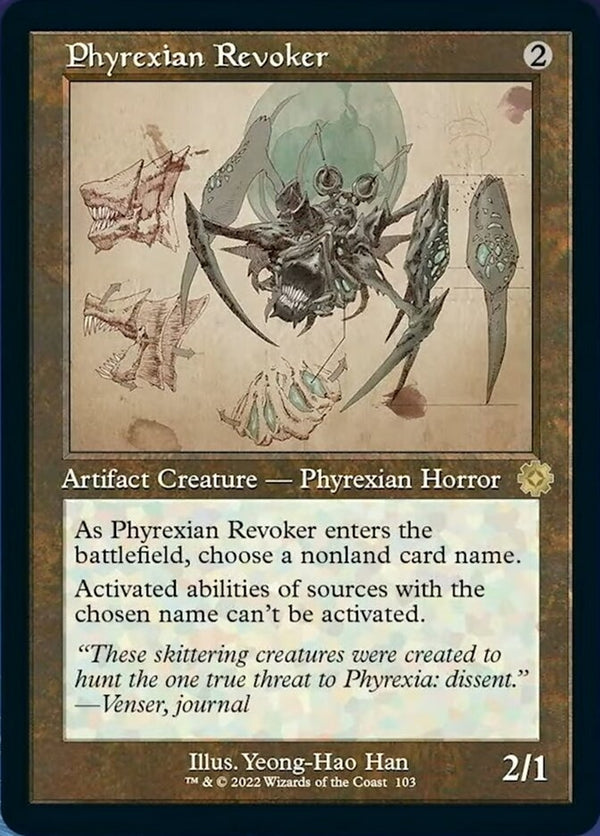 Phyrexian Revoker [#103 Schematic] (BRR-R)