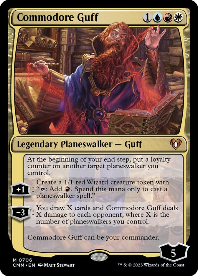 Commodore Guff [#0706 Commanders] (CMM-M-FOIL)