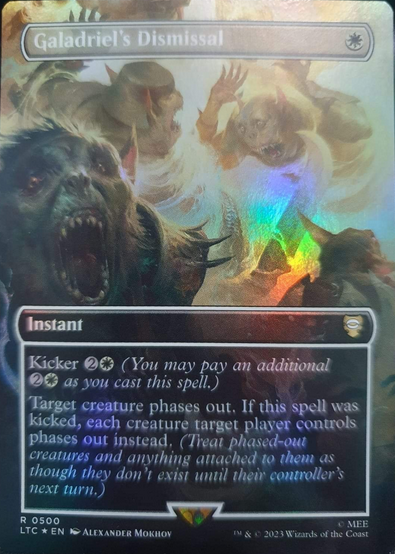 Galadriel's Dismissal [#0500 Borderless] (LTC-R-FOIL)