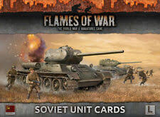 Flames of War: WWII: Soviet (FW130S) - Unit Cards (Late) (4th Edition)