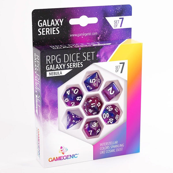 GameGenic: RPG Dice Set - Galaxy Series: Nebula (7)