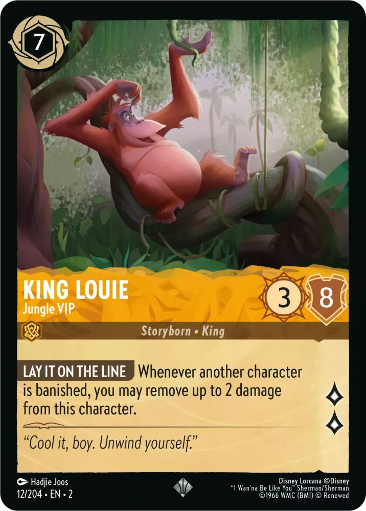 King Louie - Jungle VIP (Rise of the Floodborn 12/204) Super Rare - Near Mint