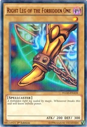 Right Leg of the Forbidden One (YGLD-ENA18) Ultra Rare