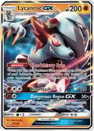 Lycanroc GX - 074/145 (SM:GRI) Ultra Rare - Near Mint Holofoil