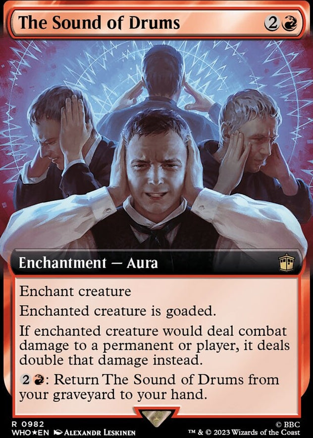 The Sound of Drums [#0982 Surge Foil Extended Art] (WHO-R)