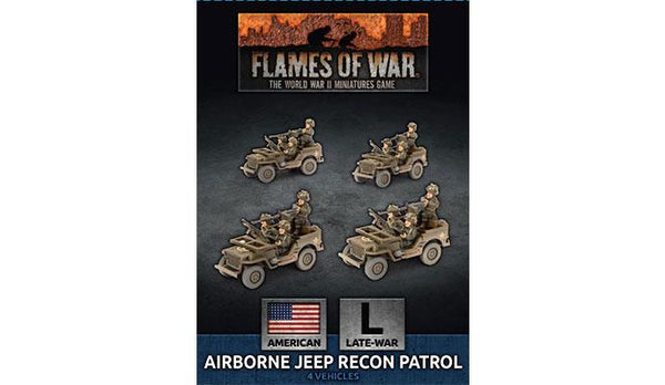 Flames of War: WWII: USA (UBX65) - Airborne Recon Section