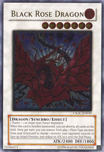 Black Rose Dragon (CSOC-EN039) Ultimate Rare - Near Mint Unlimited