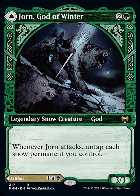 Jorn, God of Winter // Kaldring, the Rimestaff [Showcase #317] (KHM-R)