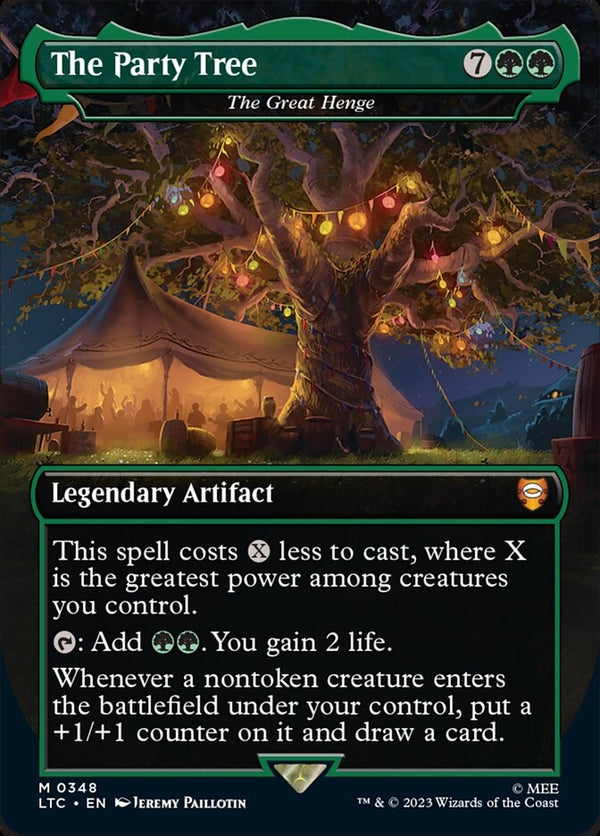 The Party Tree - The Great Henge [#0348 Alternate-Art Borderless] (LTC-M)