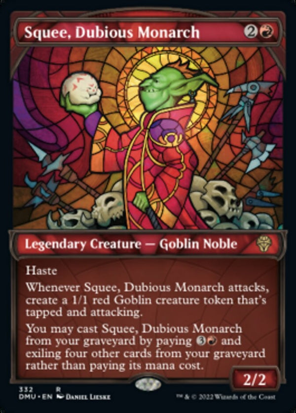 Squee, Dubious Monarch [#332 Textured FOIL] (DMU-R)