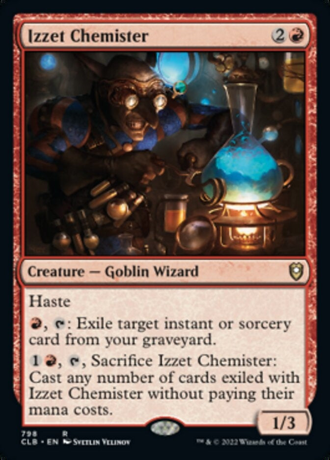 Izzet Chemister [#798 Commander Decks] (CLB-R)