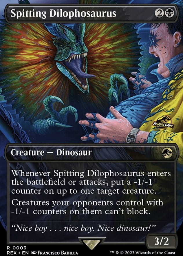 Spitting Dilophosaurus [#0003 Borderless] (REX-R)