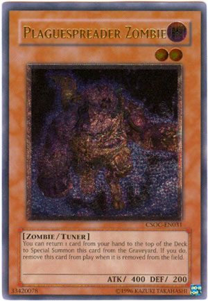 Plaguespreader Zombie (CSOC-EN031) Ultimate Rare - Near Mint Unlimited