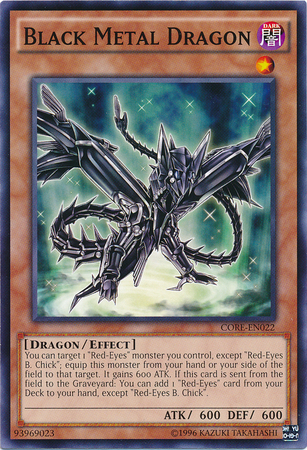 Black Metal Dragon (CORE-EN022) Common - Near Mint Unlimited
