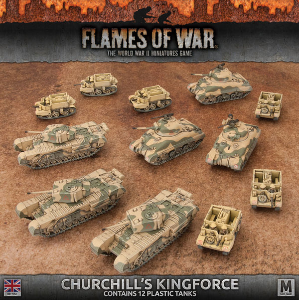 Flames of War: WWII: British (BRAB11) - Churchill's Kingforce