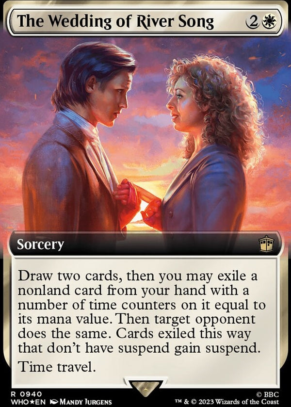 The Wedding of River Song [#0940 Surge Foil Extended Art] (WHO-R)