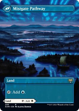 Hengegate Pathway // Mistgate Pathway [Alternate-Art Borderless #293] (KHM-R)