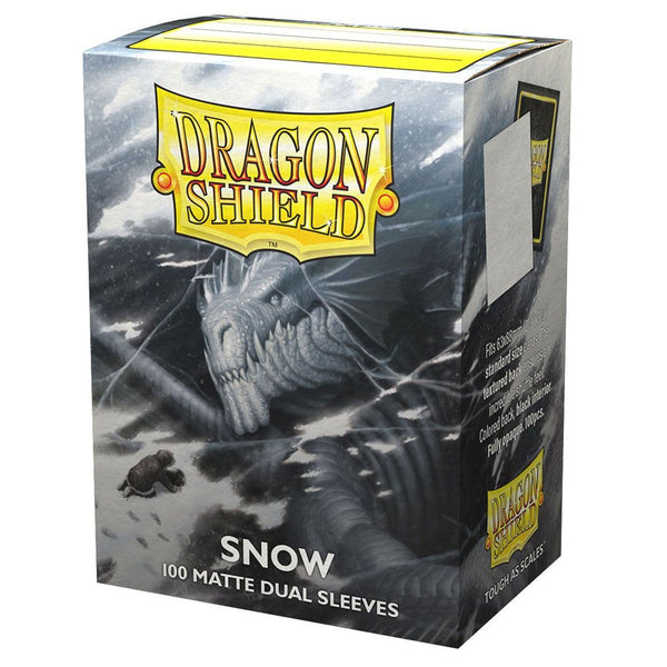 Dragon Shield: Standard - Dual Matte: Snow (Nirin) 100 Count