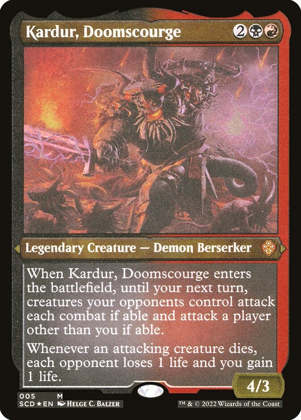 Kardur, Doomscourge [#005 Etched Foil] (SCD-M)