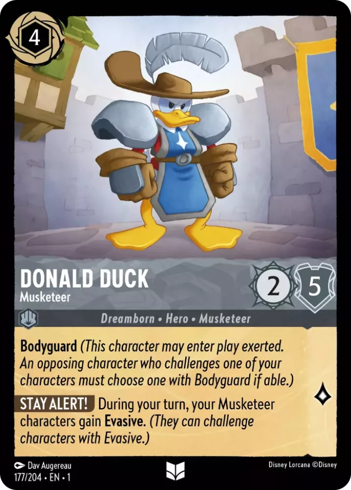 Donald Duck - Musketeer (The First Chapter 177/204) Uncommon - Near Mint