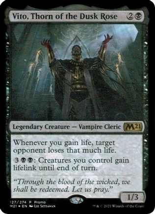 Vito, Thorn of the Dusk Rose (M21-R-FOIL) Media Promo