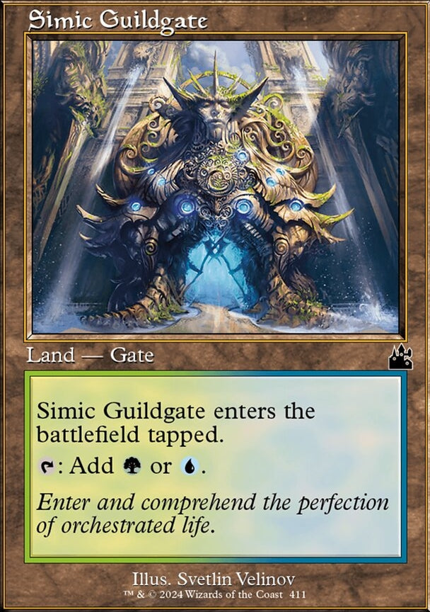 Simic Guildgate [#0411 Retro Frame] (RVR-C)