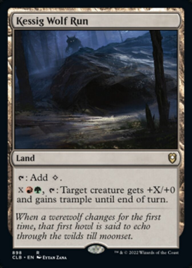 Kessig Wolf Run [#898 Commander Decks] (CLB-R)