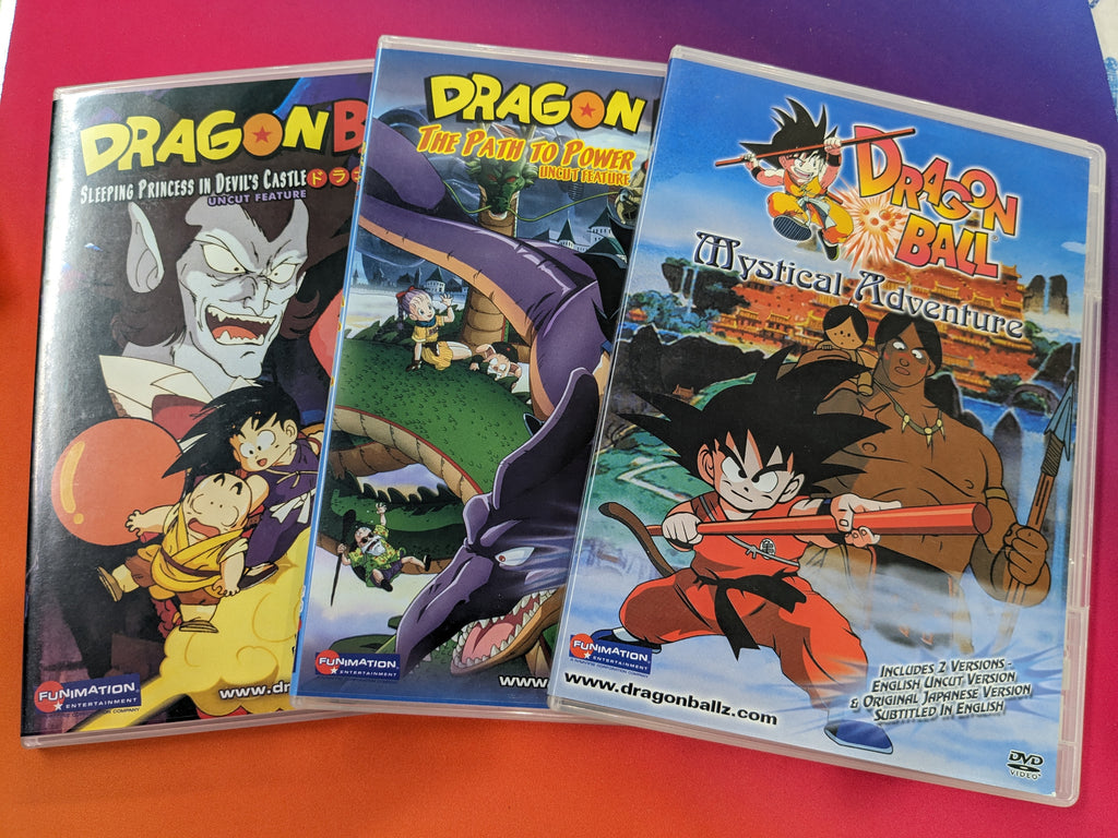 Dragon Ball Movie 3 Pack DVD Box Set (USED)