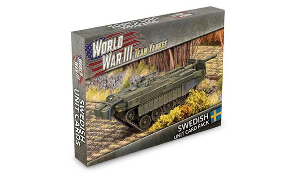Flames of War: Team Yankee WW3: Nordic Forces (WW3-08S) - Unit Cards: Swedish