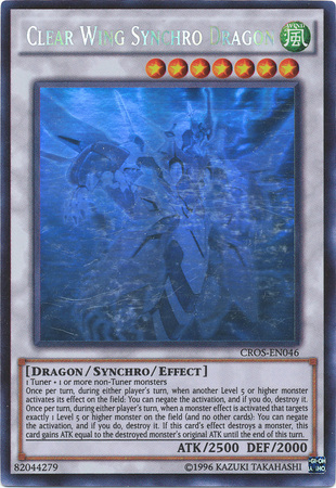 Clear Wing Synchro Dragon (CROS-EN046) Ghost Rare - Near Mint Unlimited