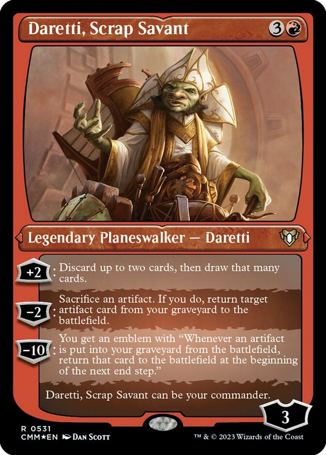 Daretti, Scrap Savant [#0531 Etched Foil] (CMM-R)