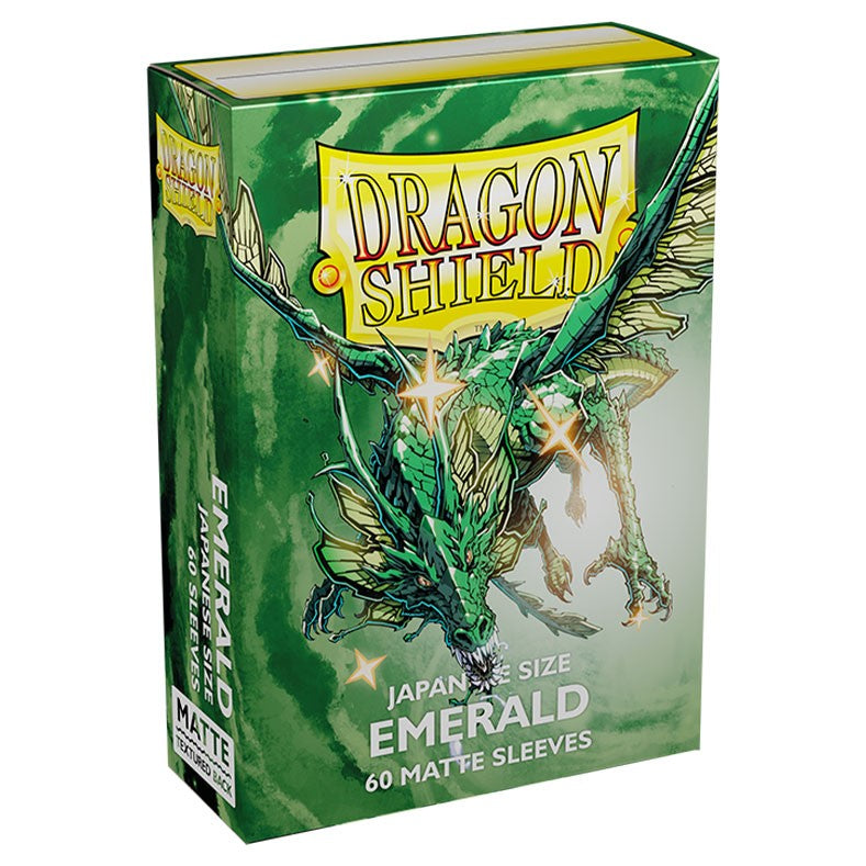 Dragon Shield: Mini - Matte: Emerald 60 Count