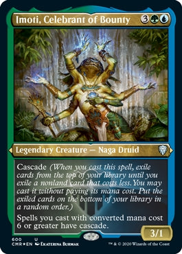 Imoti, Celebrant of Bounty [#600 Etched Foil] (CMR-U)