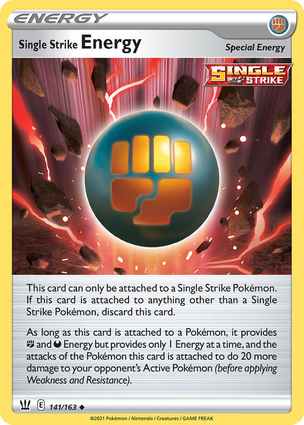 Single Strike Energy - 141/163 (SWSH05) Uncommon - Near Mint