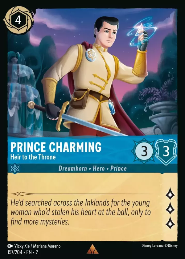 Prince Charming - Heir to the Throne (Rise of the Floodborn 157/204) Rare - Near Mint