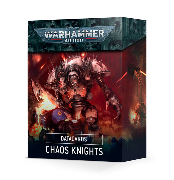 40K: Datacards - Chaos Knights (9th) (OOP)