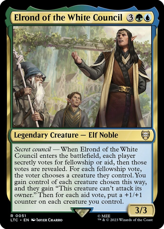 Elrond of the White Council [#0051] (LTC-R)