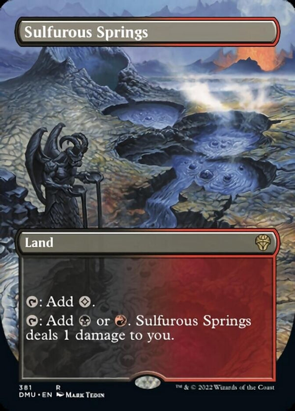 Sulfurous Springs [#381 Alternate-Art Borderless] (DMU-R)