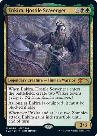 Enkira, Hostile Scavenger [#0020 =SLD 146] (SLX-M)
