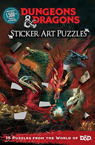Dungeons & Dragons: Sticker Art Puzzles