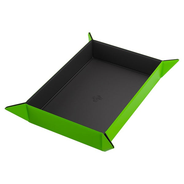 GameGenic: Magnetic Dice Tray - Rectangle: Black & Green