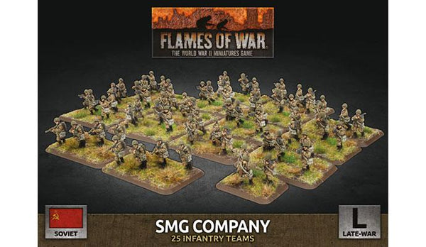 Flames of War: WWII: Soviet (SBX80) - SMG Company (Plastic ) (Late)