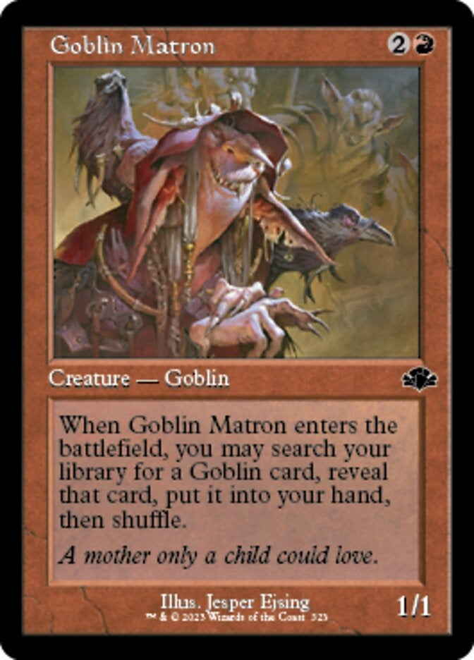 Goblin Matron [#323 Old Frame Bonus Sheet] (DMR-C)