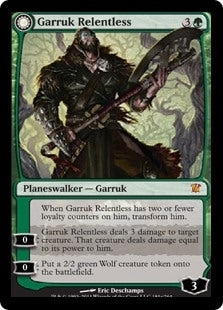 Garruk Relentless/Garruk, the Veil-Cursed (ISD-M)